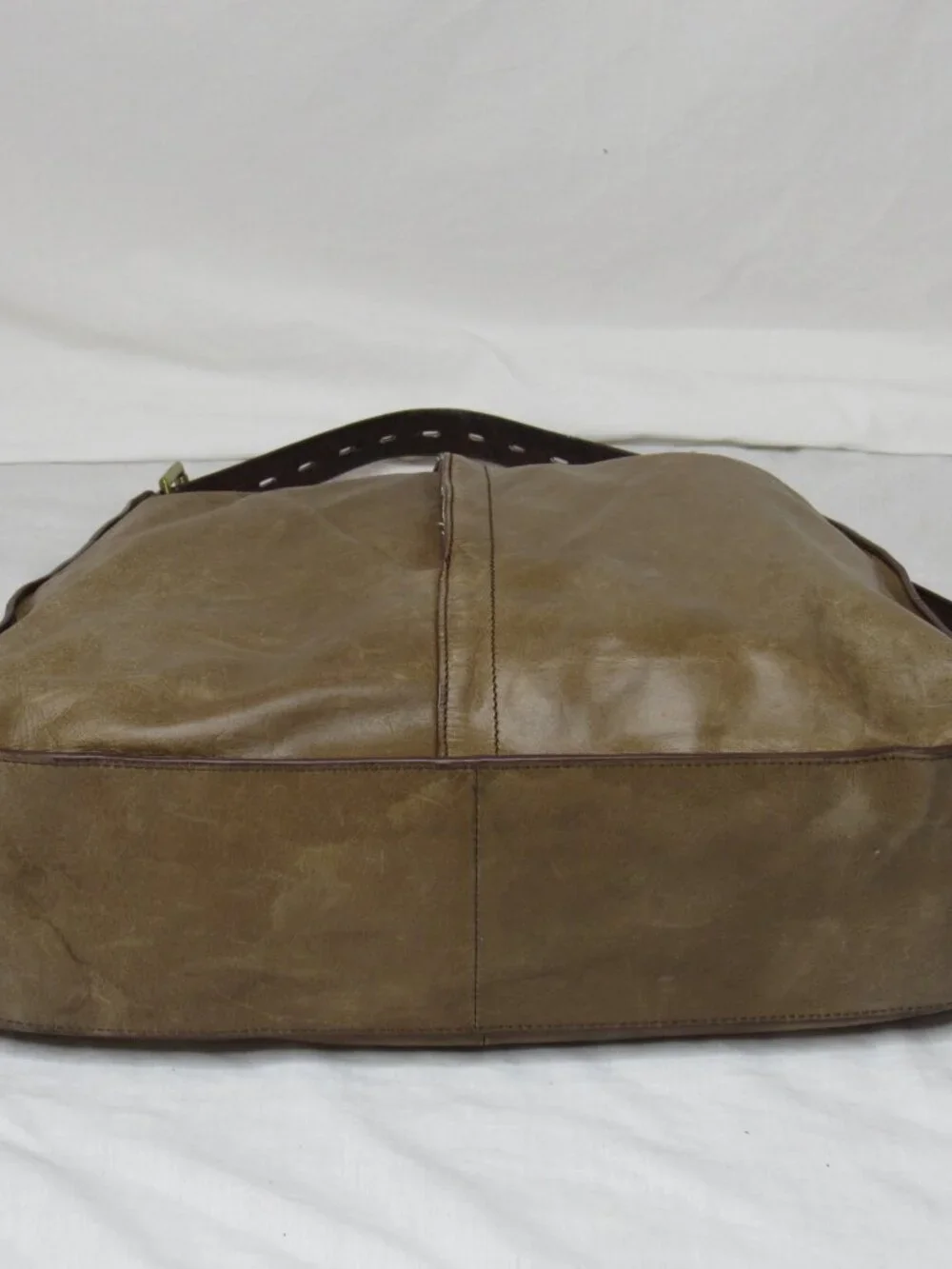 Hobo International Tan Brown Leather MARLEY Slouchy Bag